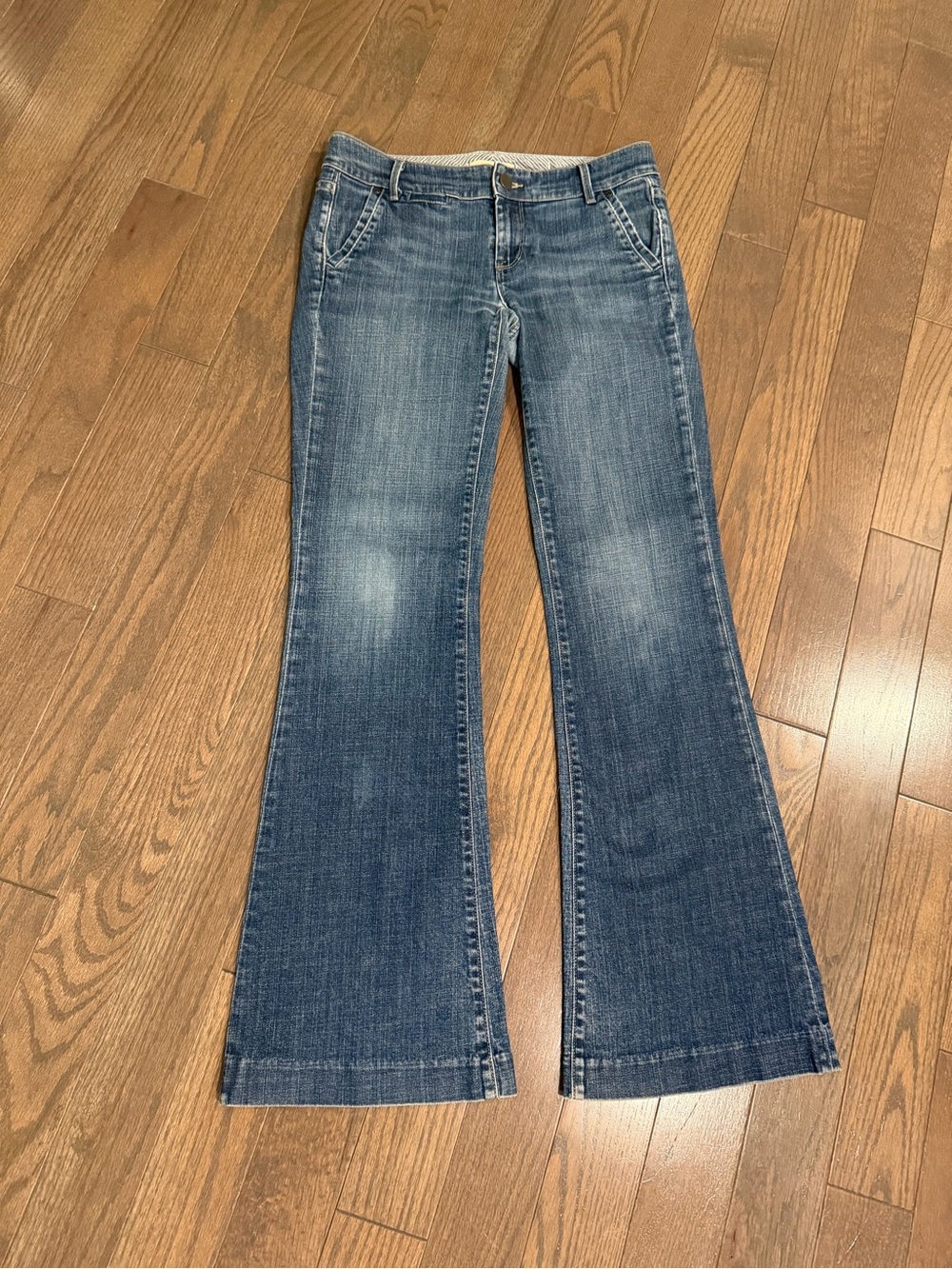 Vintage 2000s GAP Long & Lean Low Rise Flare Jeans Size 4